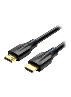 Buy HDMI 2.1 Cable Black/Gold in Saudi Arabia