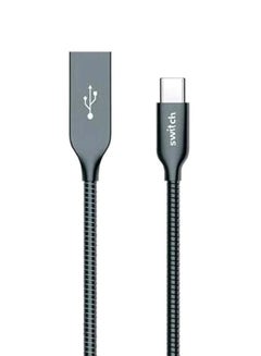 Buy USB-A To Type C-charging Cable Gun Metal in Egypt