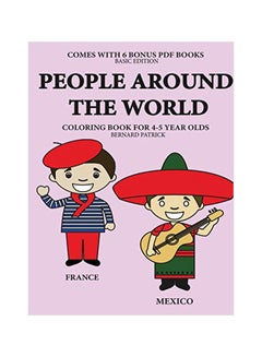 Buy People Around The World: Colouring Book For 4-5 Years Olds paperback english - 12-Feb-20 in UAE