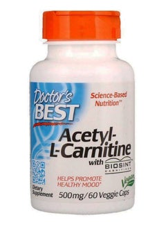 Buy Acetyl-L-Carnitine With Biosint Carnitines - 60 Veggie Caps in UAE