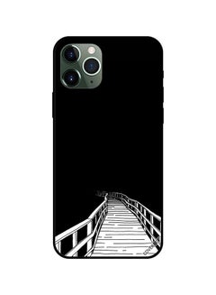 Buy Protective Case Cover For Apple iPhone 11 Pro Black/White in UAE