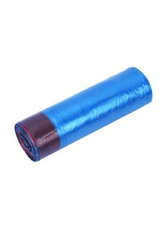 Buy 15-Piece Garbage Bags Roll Set Blue 15.5x3.5x3.5centimeter in Saudi Arabia