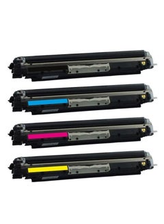 Buy 4-Piece 305A Original LaserJet Toner Cartridge Set Multicolour in UAE