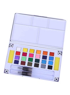 Buy 24-Colour Watercolour Paint Set MTAD002 Multicolour in UAE