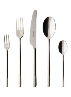 Buy 30-Piece Ella Cutlery Set Silver in UAE