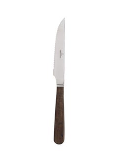 Buy Texas Pizza And Steak Knife Silver/Brown in UAE