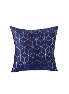Buy Decorative Sofa Pillow Blue/White 45 x 45cm in Saudi Arabia