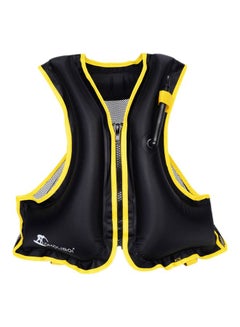 Buy Polyester Inflatable Swim Vest Life Jacket 48x59cm in UAE