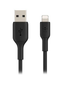 Buy Boost Charge Lightning to USB-A Cable for iPhone | iPad - 3Meter - Black/Silver in Saudi Arabia