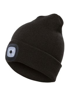 Buy Acrylic Beanie Cap One Size Coffee in Saudi Arabia