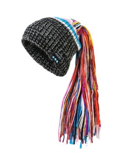 Buy Bluetooth Knitted Hat With Mic Black/White/Blue in Saudi Arabia