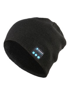 اشتري Bluetooth Knitted Hat With Mic One Size أسود/بني في السعودية