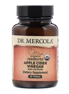 Buy Organic Fermented Apple Cider Vinegar and Cayenne - 30 Tablets in UAE