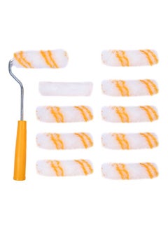 Buy Roller Painting Brush White/Yellow 4inch in UAE