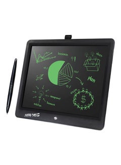 Buy 2-Piece Professional Drawing Graphic Tablet With Stylus Black in UAE