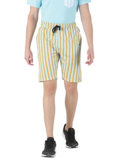 Buy Drawstring Stripes Shorts Multicolour in UAE