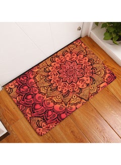 Buy Anti-Skid Bathroom Mat Pink/Orange/Black 40 x 60cm in Saudi Arabia