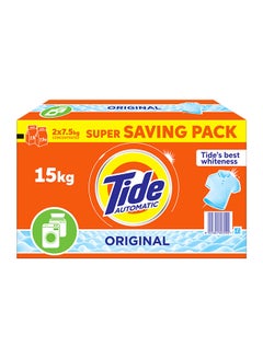 Buy Pack Of 2 Automatic Laundry Powder Detergent White 15kg in Saudi Arabia