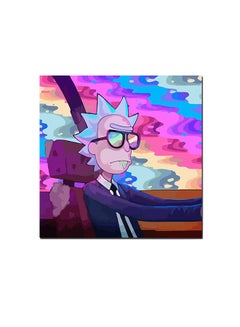 Buy Rick And Morty Wall Art Painting Multicolour 30 x 30centimeter in Saudi Arabia