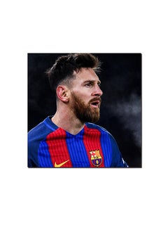 Buy Lionel Messi Wall Art Painting Multicolour 30 x 30centimeter in Saudi Arabia