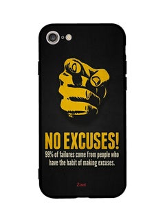 Buy Protective Case Cover For Apple iPhone SE (2020) Black/Yellow in Egypt