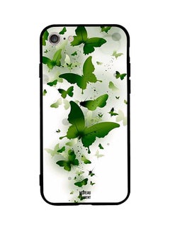 Buy Protective Case Cover For Apple iPhone SE (2020) Green/White in Egypt