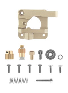 Buy Replacement Drive Feed Extruder For 3D Printer Set Gold/Silver in Saudi Arabia