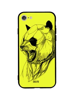 Buy Protective Case Cover For Apple iPhone SE (2020) Yellow/Black in Egypt