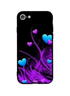 Buy Protective Case Cover For Apple iPhone SE (2020) Black/Purple/Blue in Egypt