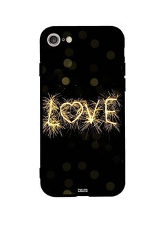 Buy Protective Case Cover For Apple iPhone SE (2020) Black/Gold in Egypt