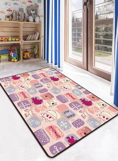 Buy Cartoon Pattern Kids Room Rug Multicolour 40 x 60centimeter in Saudi Arabia