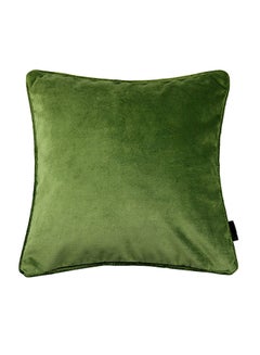 Buy Solid Pattern Decorative Cushion Fern Green 43 x 43cm in Saudi Arabia