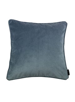 Buy Solid Pattern Decorative Cushion Petrol Blue 60 x 60cm in Saudi Arabia