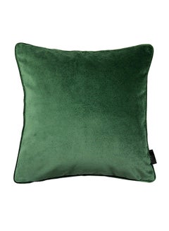 Buy Solid Pattern Decorative Cushion Moss Green 60 x 60cm in Saudi Arabia