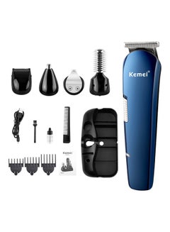 Buy Rechargeable Electric Hair Clipper Kit Dark Blue/Black in UAE