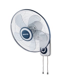 Buy Wall Fan 60W GF9483 White/Blue in Saudi Arabia