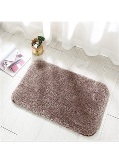 Buy Water Absorption Bath Mat Brown 40 x 60cm in Saudi Arabia