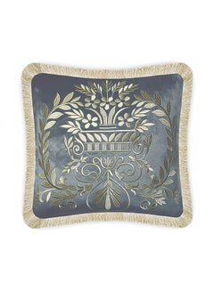 اشتري Velvet Wreath Embroidery Cushion Cover متعدد الألوان 45 x 45سنتيمتر في الامارات