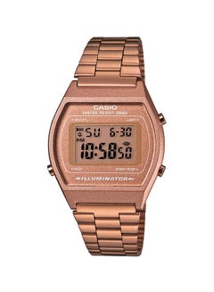 اشتري ساعة يد رقمية بسوار من الستانلس ستيل مقاومة للماء طراز B640WC-5ADF - مقاس 35 مم - لون ذهبي وردي للنساء في الامارات
