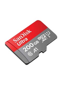 Buy Ultra MicroSDXC Card Red/Grey in UAE