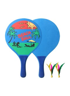 Buy 3-Piece Printed Racket Set 37.5x23.5x0.7cm in Saudi Arabia