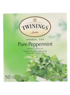Buy 50 Pure Peppermint Herbal Tea Bags in UAE