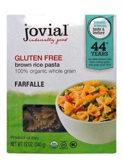 Buy Farfalle Organic Brown Rice Pasta 12ounce in UAE