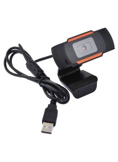 Buy Rotatable USB Web Camera Black/Orange in UAE