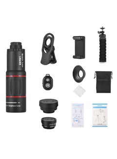Buy 12-In-1 Universal Telephoto Lens Kit Black in Saudi Arabia