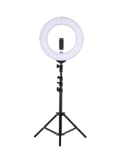 Buy 8-Piece Bi-Colour Dimmable Ring Photography Light Set 14inch White/Black in Saudi Arabia