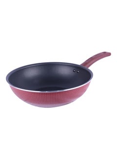 Buy Mondial Tefal Deep Frying Pan Red/Black 34cm in Saudi Arabia