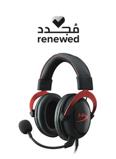 Buy Renewed - HyperX Cloud II Headset Red/Black in UAE