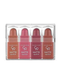 Buy 4-Piece Matte Lipstick Set Multicolour in Saudi Arabia