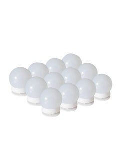 Buy 10-Piece Dimmable Light Bulbs White 9.8x6.7x2.8inch in UAE